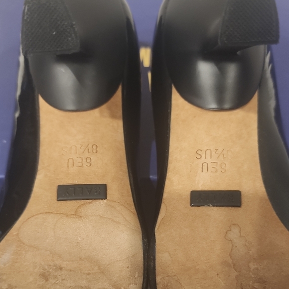 Bally Women's Shiny Black Heels - Picture 5 of 10